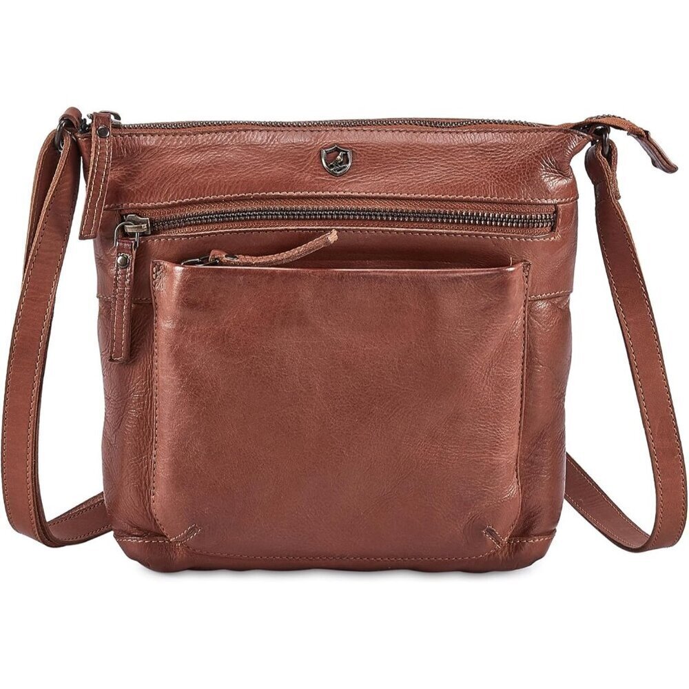 Real Leather Crossbody Bag Women Small Vintage Travel Shoulder Purse